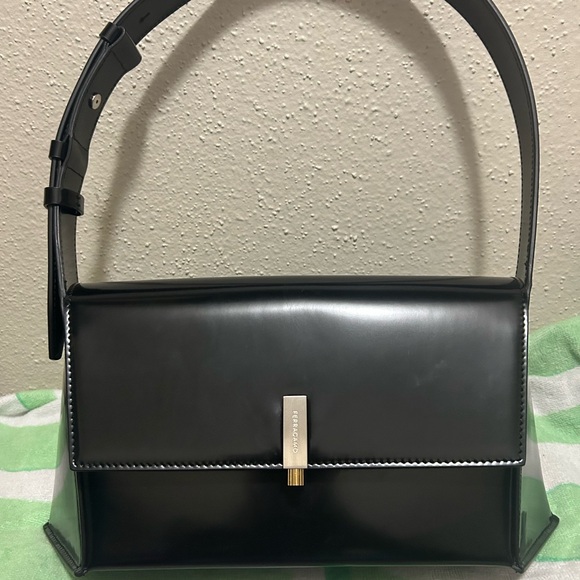 Salvatore Ferragamo Handbags - Coach Black Leather Shoulder Bag